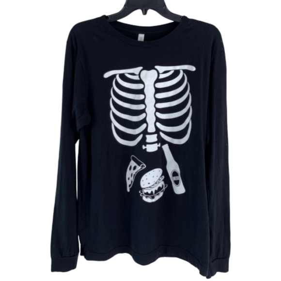 Bella Canvas Other - Long sleeve skeleton shirt size L